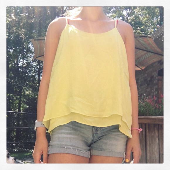 Flowy yellow tank - Picture 2 of 2